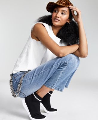 Kendall + Kylie Juniors' Straight-Leg Jeans - Macy's