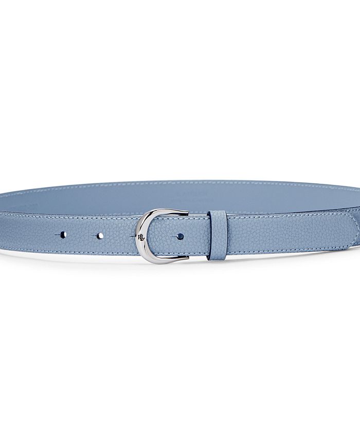 Lauren Ralph Lauren Leather Belt - Macy's