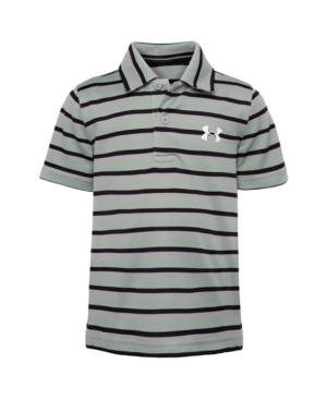 Under Armour Little Boys Match Play Stripe Polo Shirt