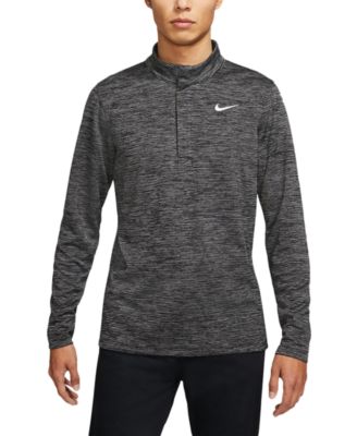 Heathered Stripe Golf Quarter-Zip 