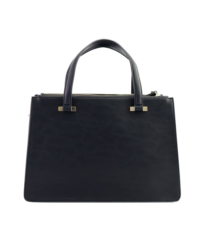 Alfani Woven Work Satchel, Created for Macy's & Reviews - Handbags ...