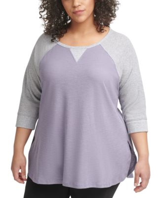 calvin klein performance plus size tops