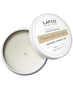 LAFCO NEW YORK CHAMOMILE LAVENDER MASTER BEDROOM TRAVEL CANDLE, 4-OZ.