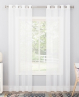 No. 918 Calypso Sheer Voile Grommet Curtain Panel - White