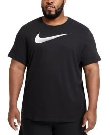 Men's Big & Tall Swoosh Dri-FIT Logo Graphic T-Shirt