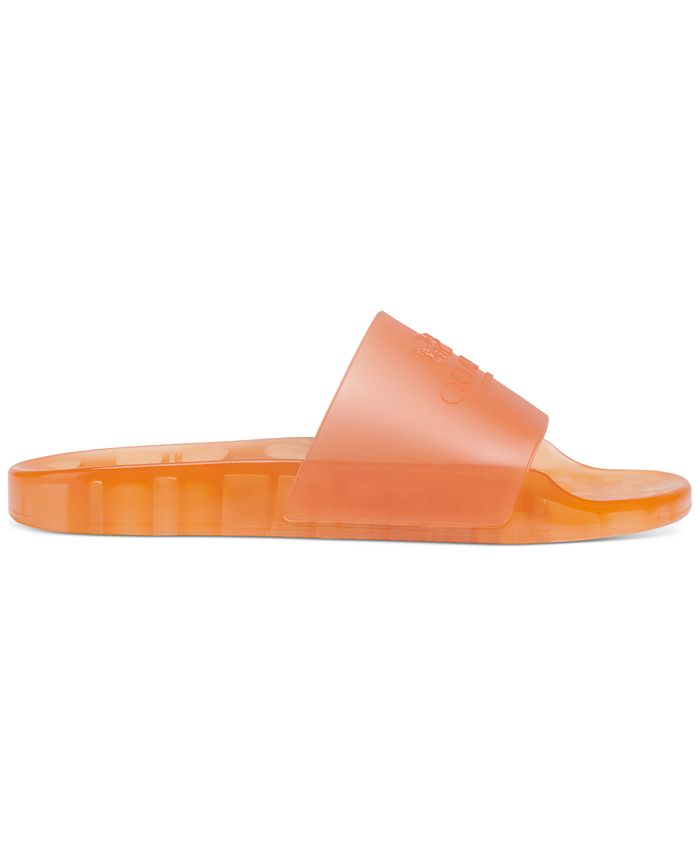 coach women's ulyssa translucent pool slides