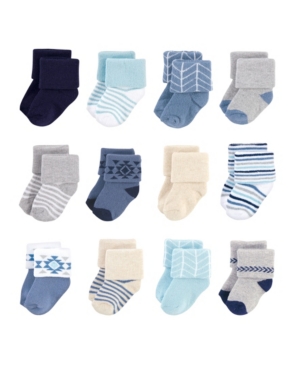 Baby Girls and Boys Cotton Rich Newborn and Terry Socks 12 Pack