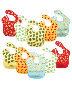Baby Girls and Boys Water-resistant Bibs 10 Pack