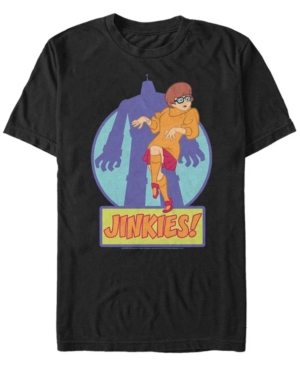 Fifth Sun Men's Scooby Doo Jinkies Shadow Short Sleeve T-shirt In Black