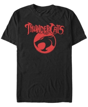 Fifth Sun Men's Thundercats Logo Rearranged Short Sleeve T-shirt In Black