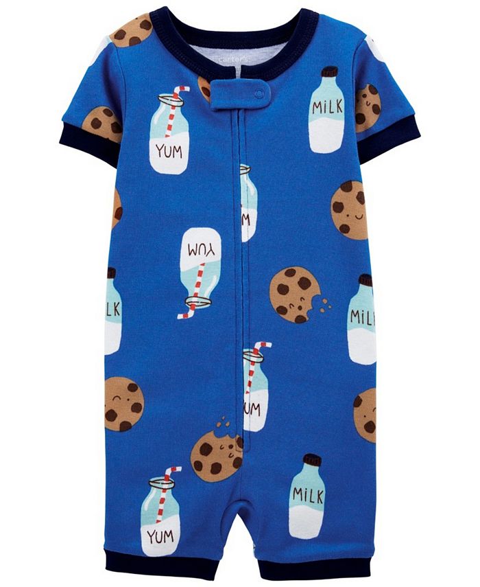 Carter's Baby Boys Milk and Cookies Romper Pajamas Macy's