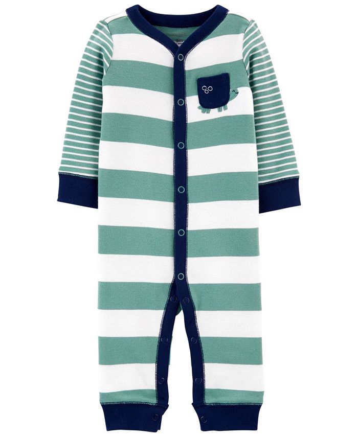 Carter's Baby Boys Striped Footless SnapUp Sleep and Play One Piece