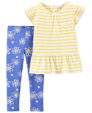 Baby Girls Daisy Tee and Legging Set 2 Pieces