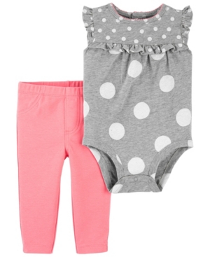 Carter's Baby Girls Bodysuit and Pant Set 2 Pieces