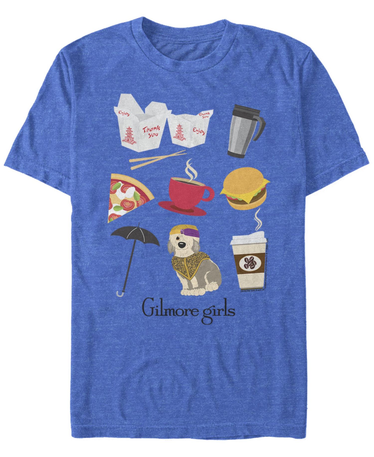 Men's Gilmore Girls TV Icon Jumble Short Sleeve T-shirt
