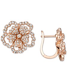 Nude Diamond™ Flower Stud Earrings (1-7/8 ct. t.w.) in 14k Rose Gold