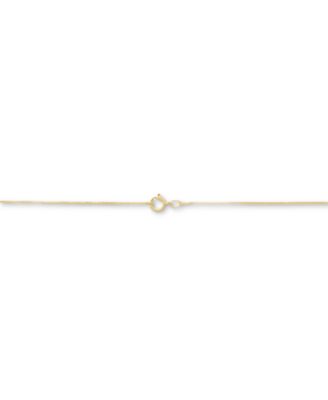 Cubic Zirconia Cross 18 Pendant Necklace