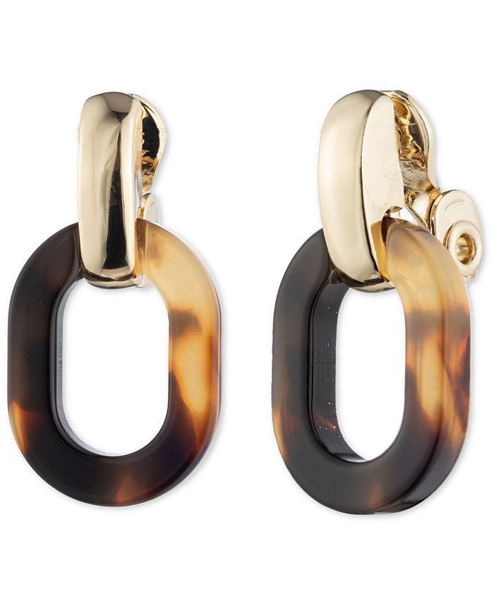 Ralph lauren tortoise earrings top