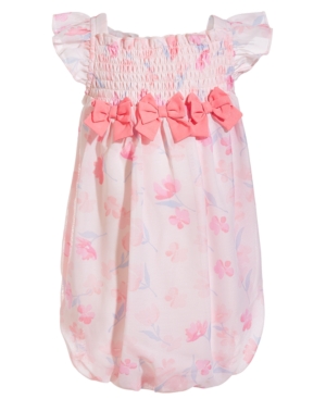 First Impressions Baby Girls Floral-Print Bubble Sunsuit Created for Macy's