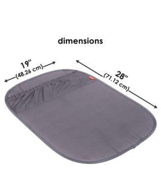 Toddler Stuff 'N Scuff XL Kick Mat Back Seat Protector, Storage Pocket, 100% Water Resistant