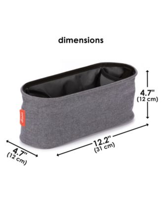 Buggy Buddy Universal Stroller Organizer with Cup Holders, Secure Attachment, Zippered Pockets