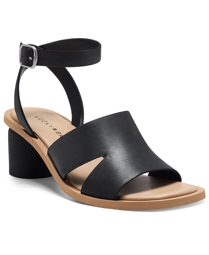 Lucky Brand Women s Pemel Block Heel Dress Sandals Macy s