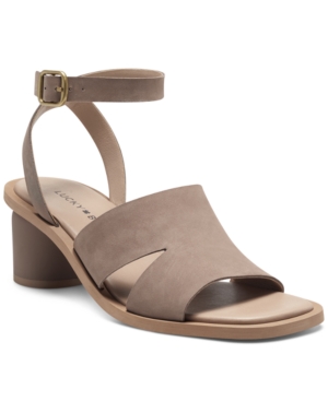 Lucky Brand Women's Pemel Block-Heel Dress Sandals Women's Shoes
