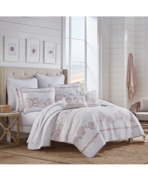 Royal Court Water Front 3-pc. Quilt Set, Full/queen In Coral