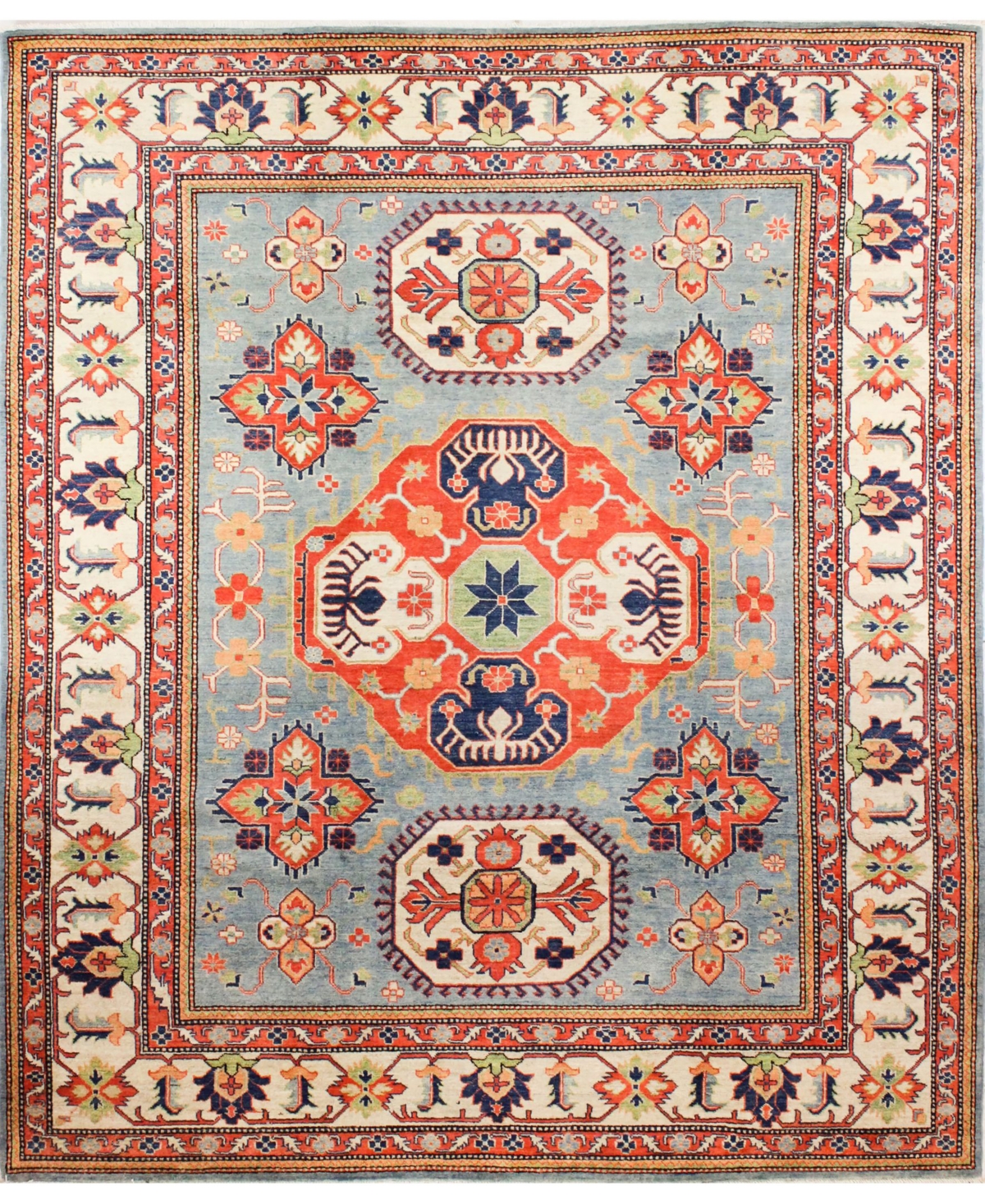 Bb Rugs One of a Kind Pak Kazak 8'3in x 10'2in Area Rug - Mist