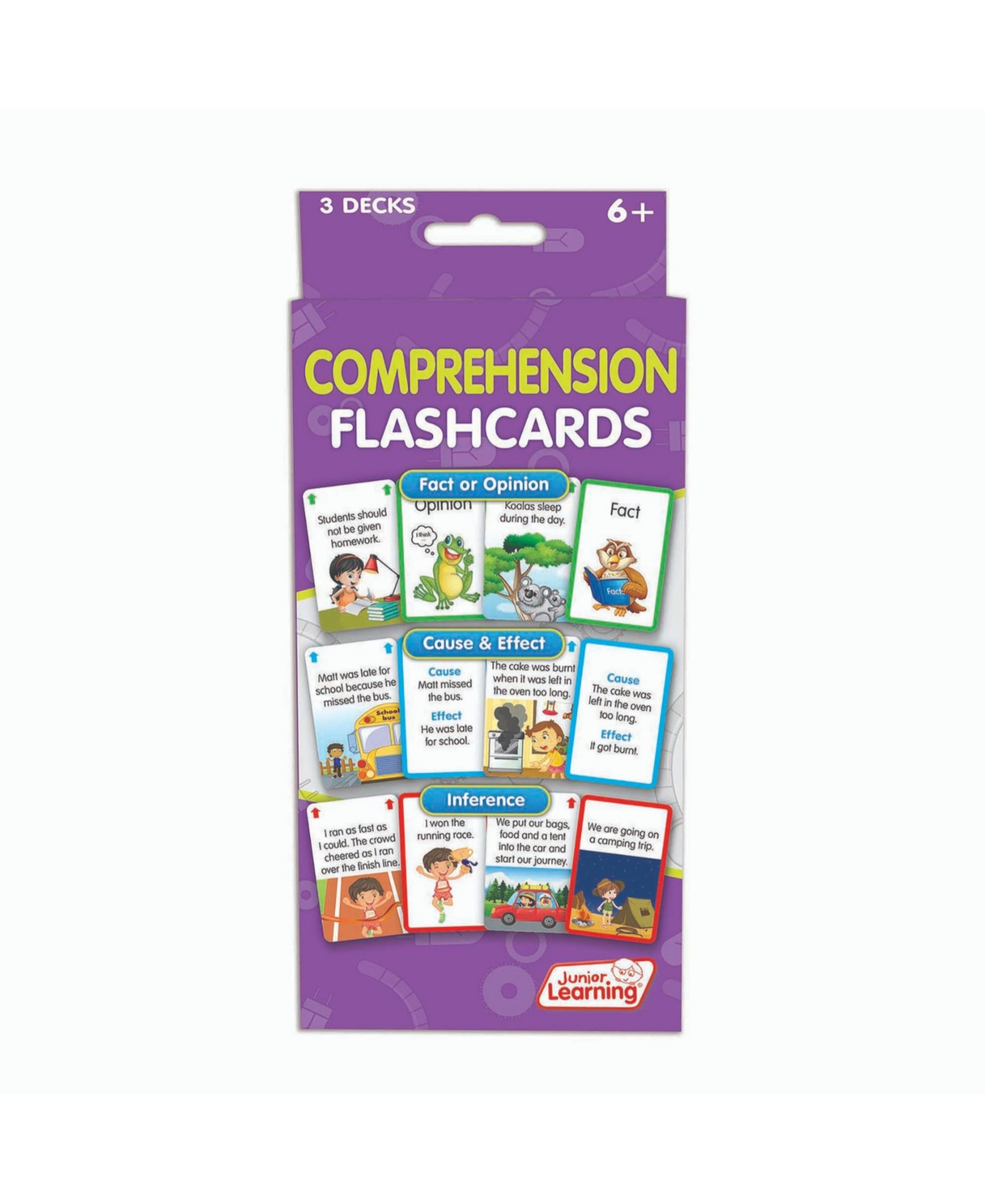 Shop Redbox Junior Learning Comprehension Flashcards Educational Learning Game In Open Misce
