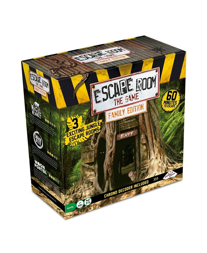 Escape Room The Game Family Edition with 3 Exciting Jungle Escape Rooms