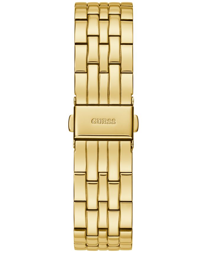 GUESS Women's Gold-Tone Stainless Steel Bracelet Watch 38mm - Macy's