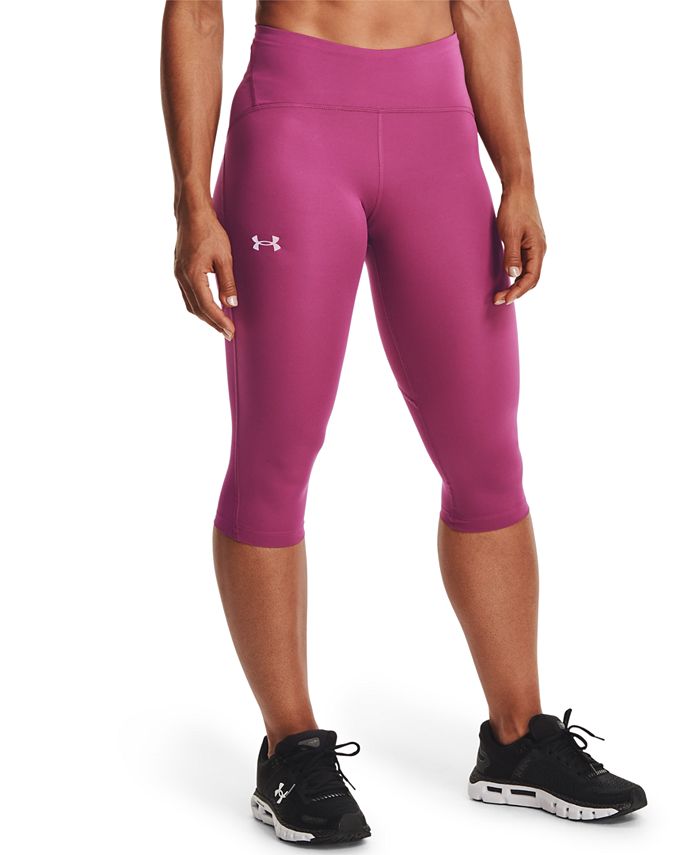 Under Armour Women's HeatGear® Mesh Leggings - Macy's  Womens workout  outfits, Leggings are not pants, Under armour women