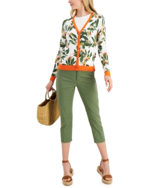 Charter Club Petite Printed Cardigan Created for Macy's