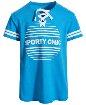 Ideology Big Girl Lace Up Tee