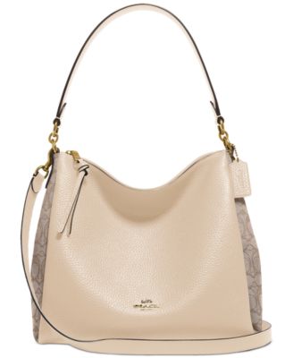 coach shay shoulder bag in signature jacquard