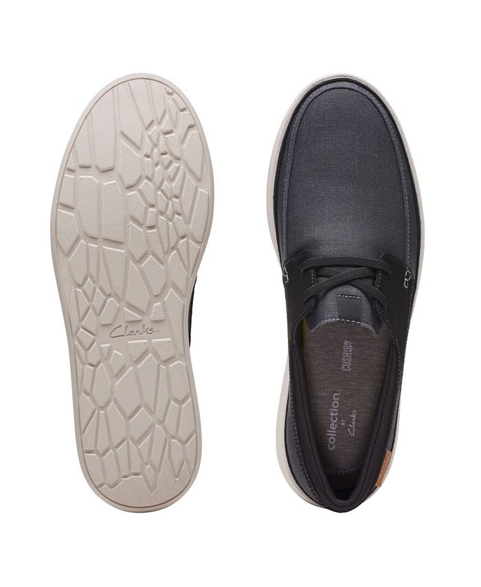 Clarks Cantal Step Uomo | Sneaker Slip-on In Tela Di Pietra | Leggera Con Plantare Ortholite