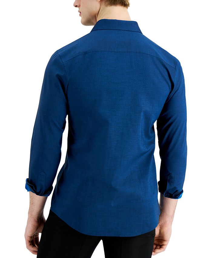 INC International Concepts Men's Ringo Pindot Shirt, Created for Macy's ...