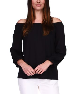 Michael Kors - Balloon-Sleeve Off-The-Shoulder Top
