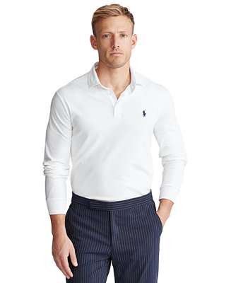 Polo Ralph Lauren Men's Classic Fit Long Sleeve Soft Cotton Polo - Macy's