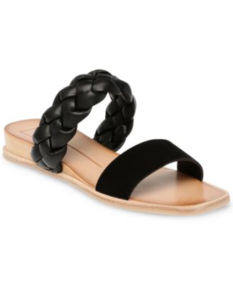 dolce vita braided slide sandals