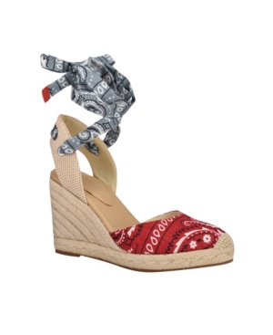 Nine West Women s Friend Tie up Espadrille Wedges Women s Shoes In