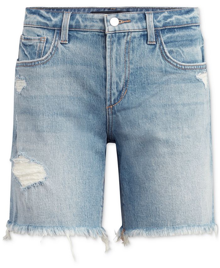 Joe's Jeans Lara Distressed Denim Bermuda Shorts Macy's