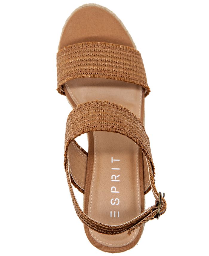 esprit sandals white