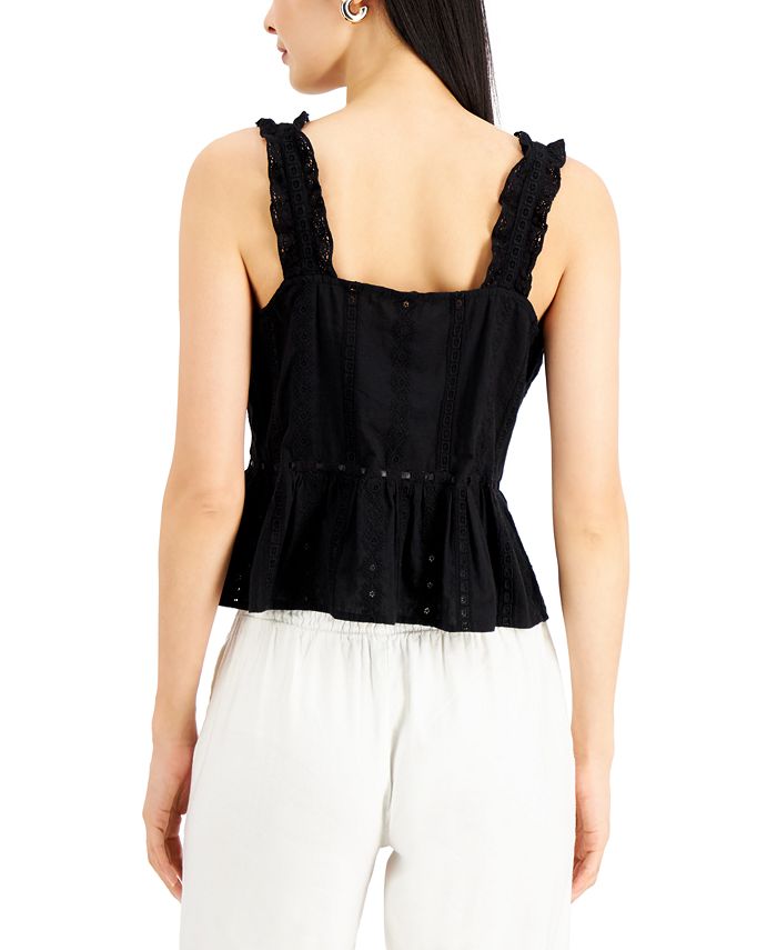 INC International Concepts INC Cotton Lace Camisole, Created for Macy's ...
