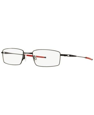 Oakley OX3136 Men's Rectangle Eyeglasses - Shiny Blac