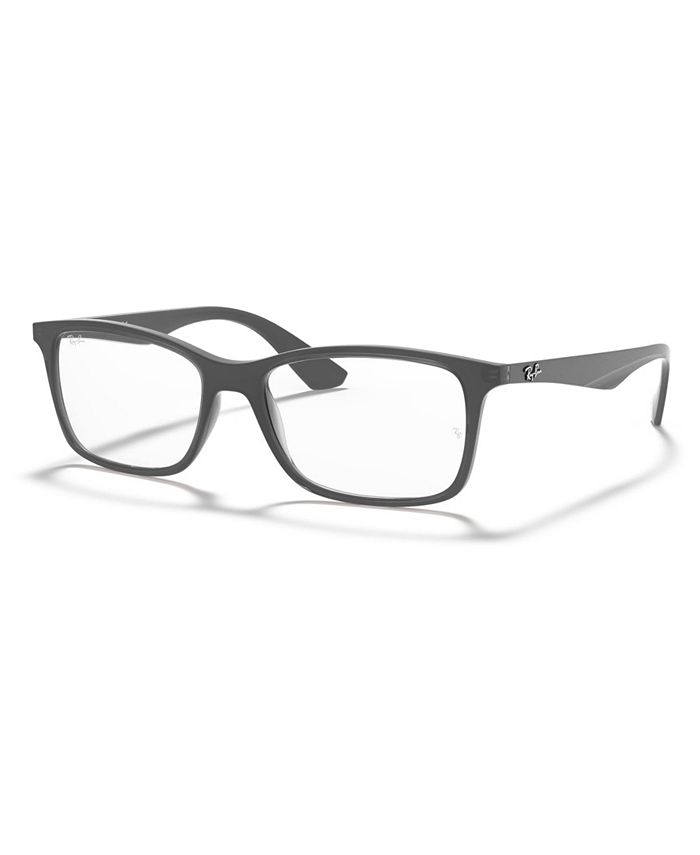 Ray-Ban RX7047 Unisex Square Eyeglasses - Macy's