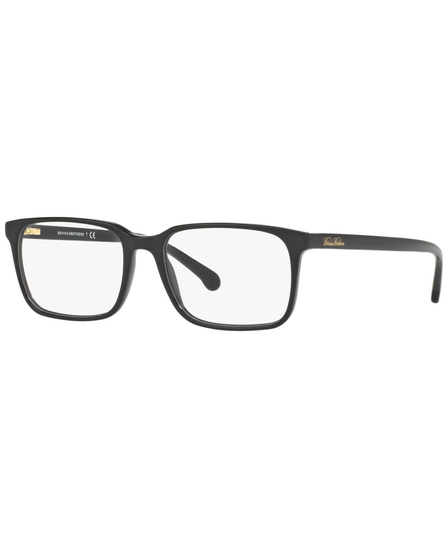 Мужские очки Brooks Brothers Man Rectangle Plastic BB2033 Eyeglasses, цвет: Чёрный — фото 1