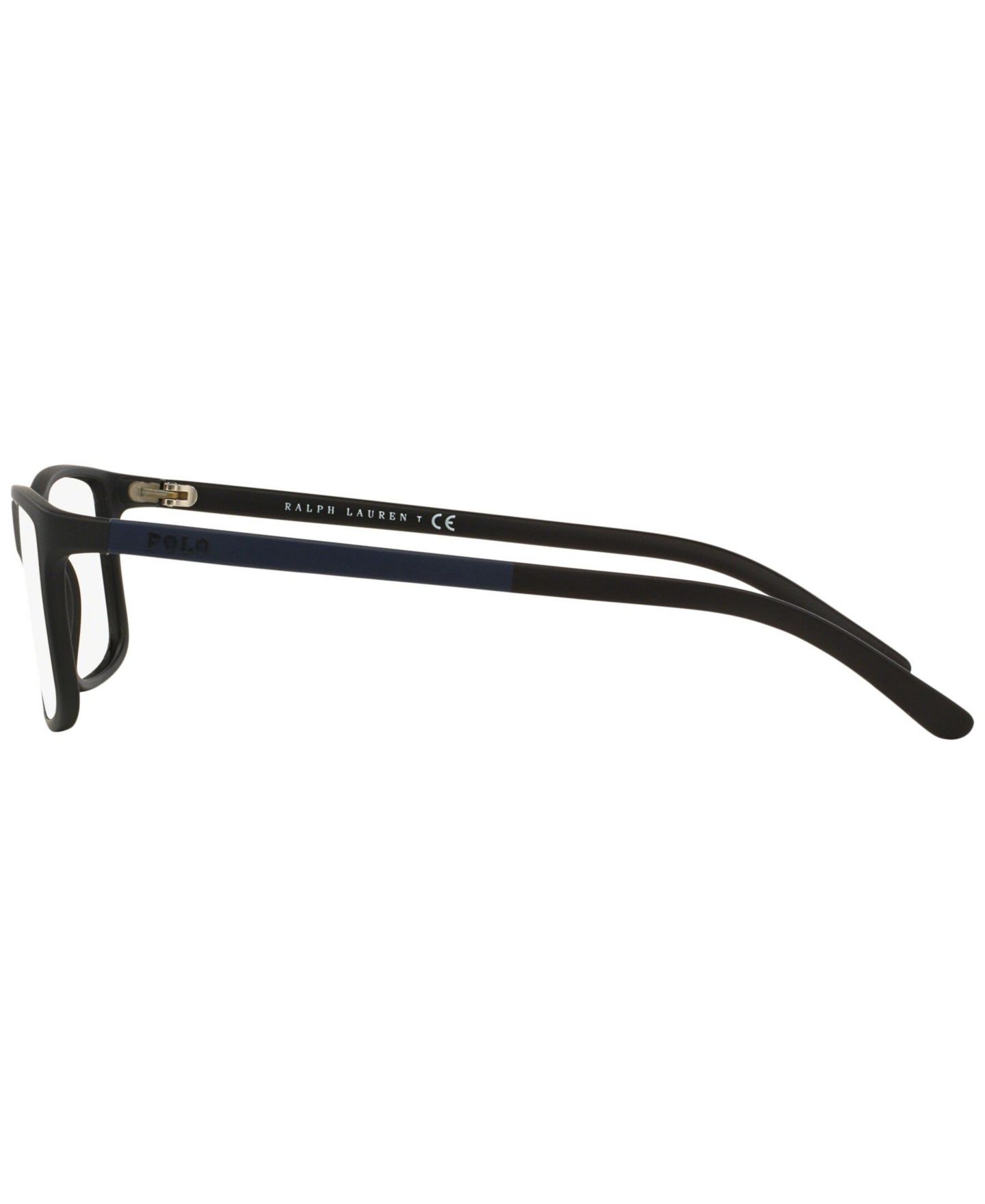 Мужские очки Polo Ralph Lauren Man Rectangle Plastic PH2126 Eyeglasses, цвет: Matte Blck — фото 2
