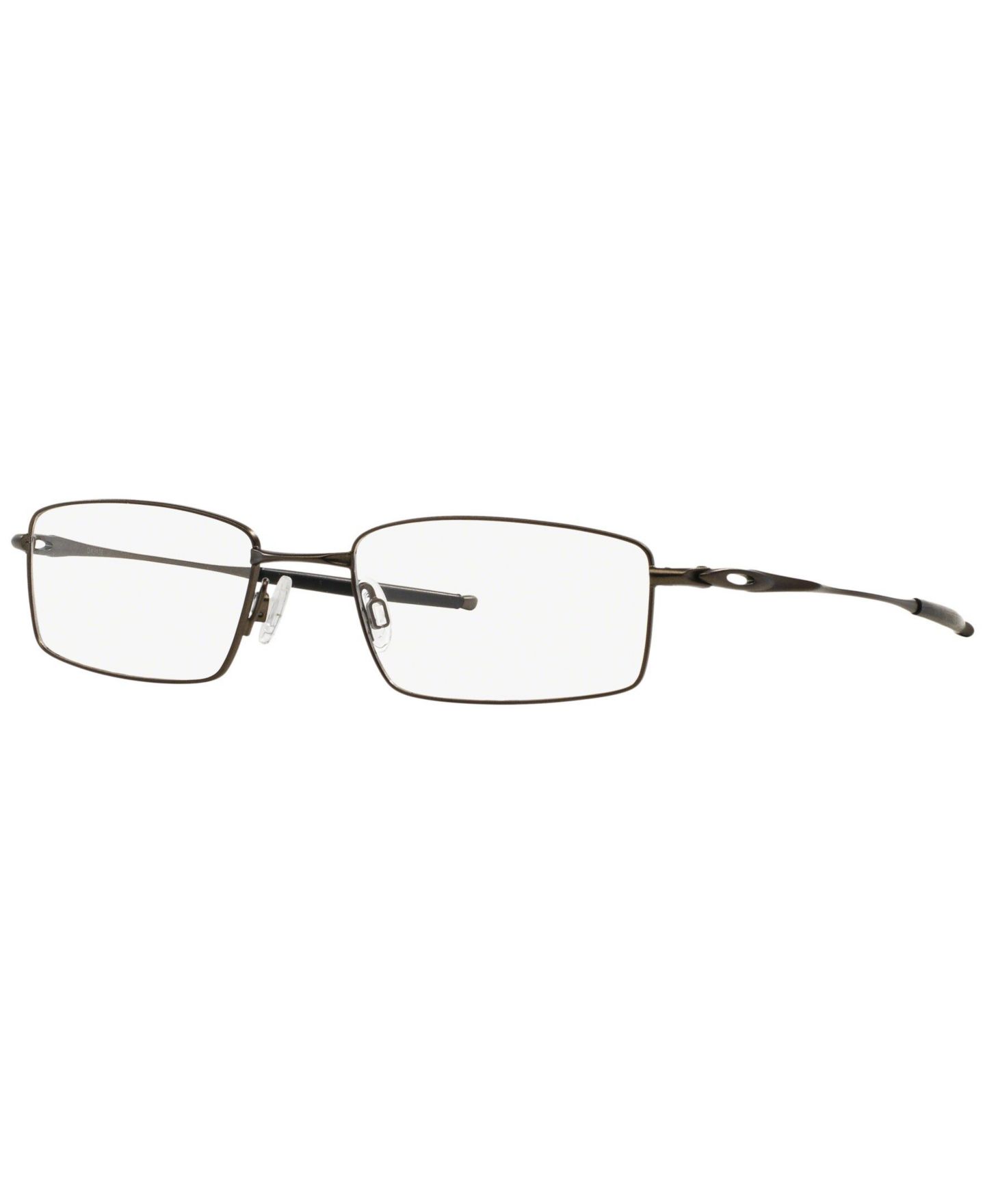 Мужские очки Oakley Man Rectangle Metal OX3136 Top Spinner 4B Eyeglasses, цвет: Оловянный — фото 1